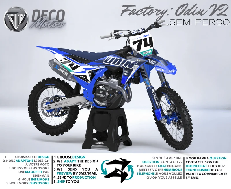 Kit Déco KTM EXC EXC-F SX SX-F 2023-2025 - Odin V2