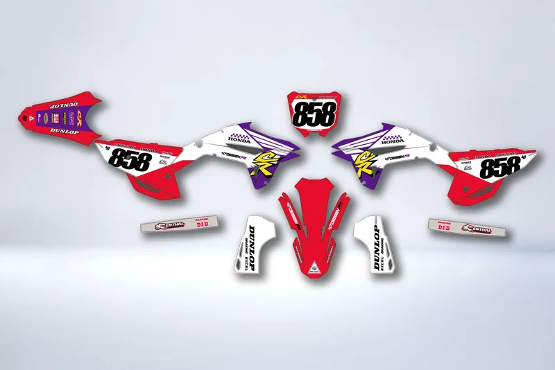 Kit déco Honda CRF 250 2022-2024 & CRF 450 2021-2024 - GRITFURY