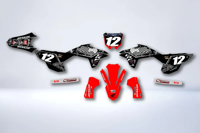 Kit déco Honda CRF 250 2022-2024 & CRF 450 2021-2024 - VEXTOR