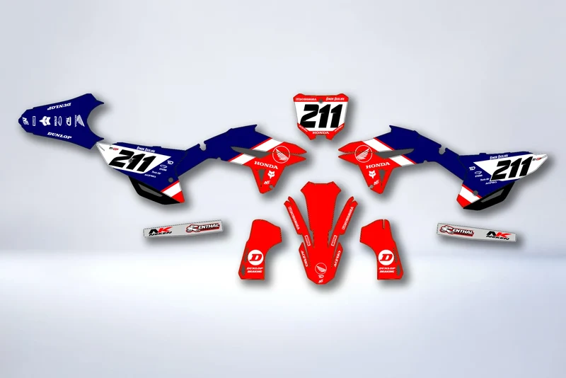 Kit déco Honda CRF 250 2022-2024 & CRF 450 2021-2024 - GRYXON