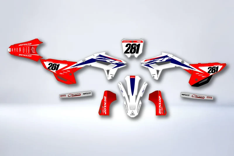 Kit déco Honda CRF 250 2022-2024 & CRF 450 2021-2024 - GRAVIX