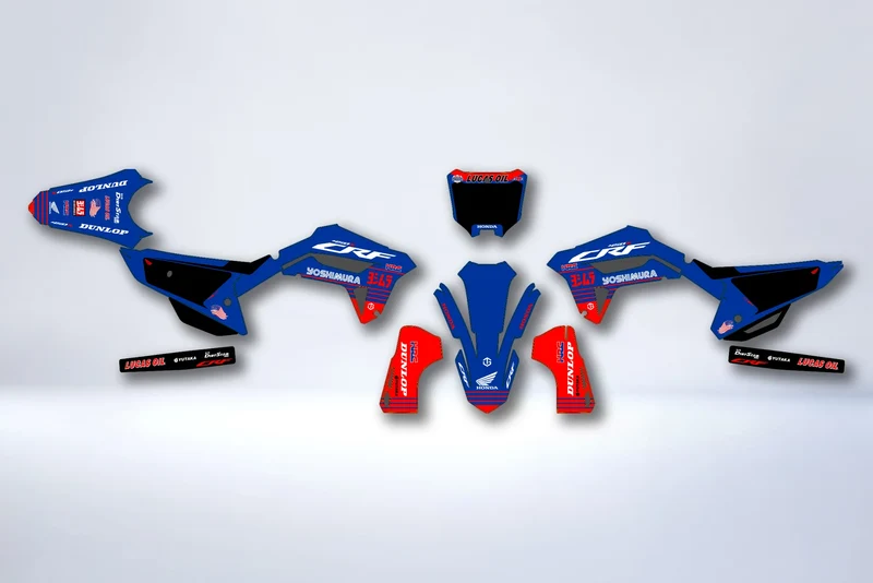 Kit déco Honda CRF 250 2022-2024 & CRF 450 2021-2024 - VOLTIX