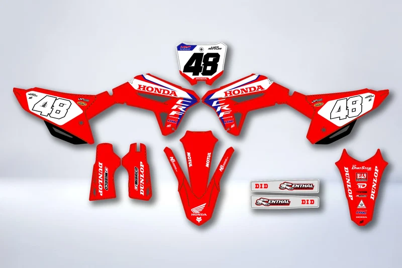 Kit déco Honda CRF 250 2022-2024 & CRF 450 2021-2024 - ZYNQOR