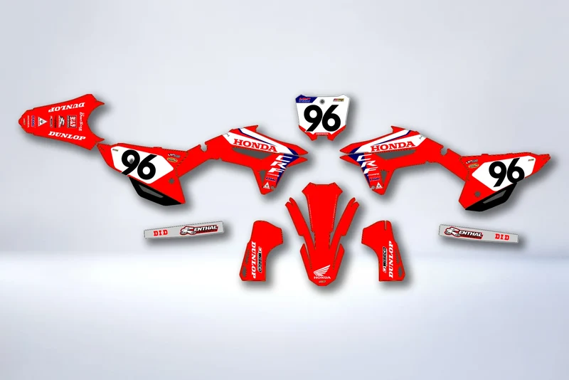 Kit déco Honda CRF 250 2022-2024 & CRF 450 2021-2024 - ZORONIX