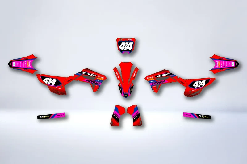 Kit déco Honda CRF 250 2022-2024 & CRF 450 2021-2024 - BLAZTR