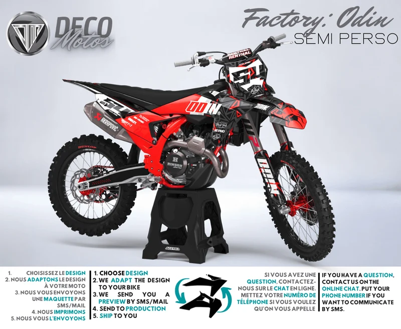 Kit Déco KTM EXC EXC-F SX SX-F 2023-2025 - Odin