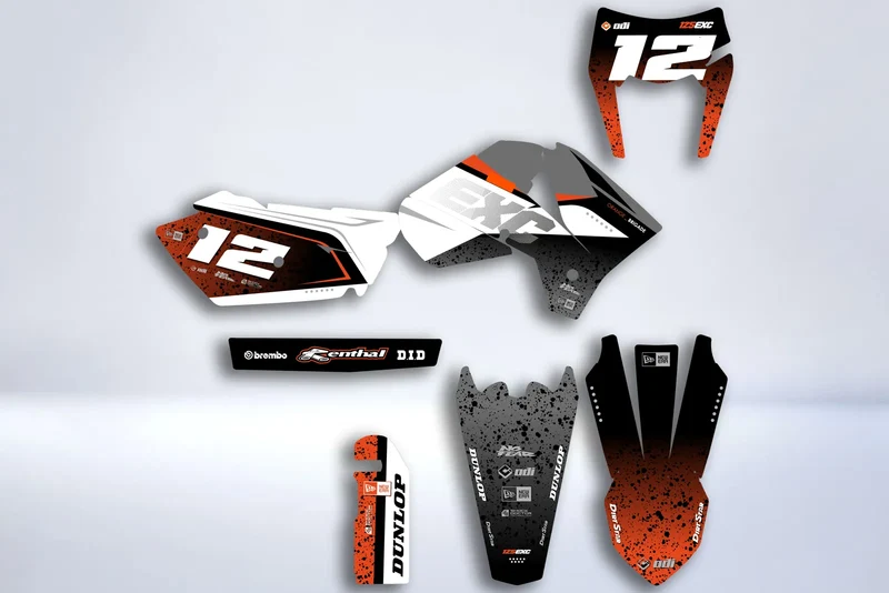 Kit Déco KTM EXC SX 2001-2007 - BRIGADE