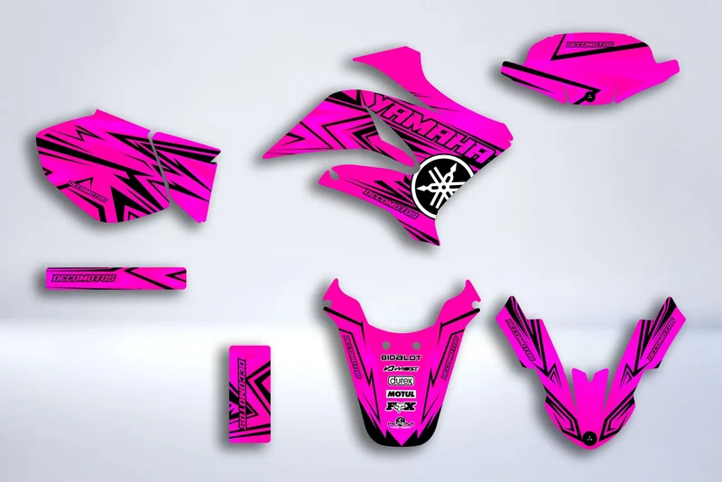 Kit Déco Yamaha DT 50 2003-2020 - ICEBREAKER PINK