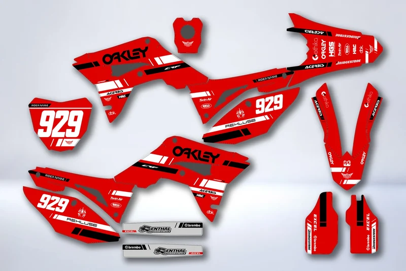 Kit déco HONDA CRF 450 2017-2020 CRF 250 2018-2021 - THRASHR