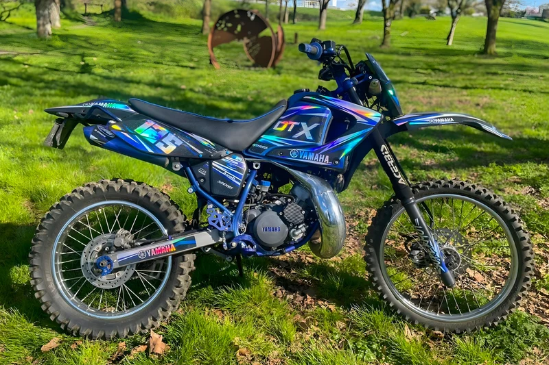 Kit Déco Yamaha DTR / DTX 125 2004-2007 - BLUE WHITE