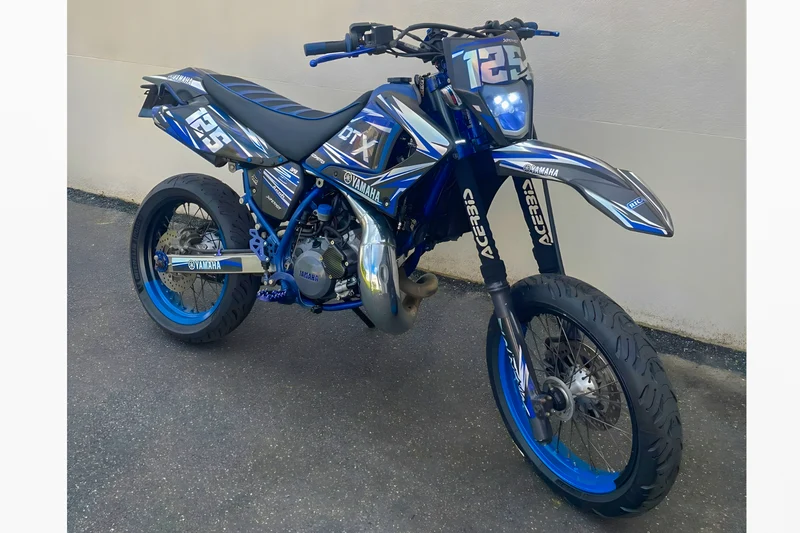 Kit Déco Yamaha DTR / DTX 125 2004-2007 - BLUE WHITE