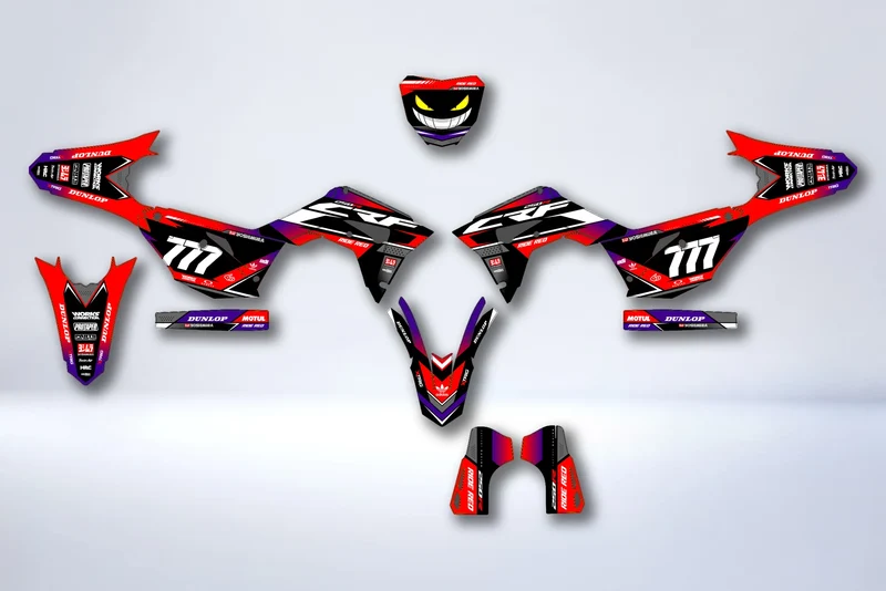 Kit déco HONDA CRF 450 2017-2020 CRF 250 2018-2021 - GRYVEX