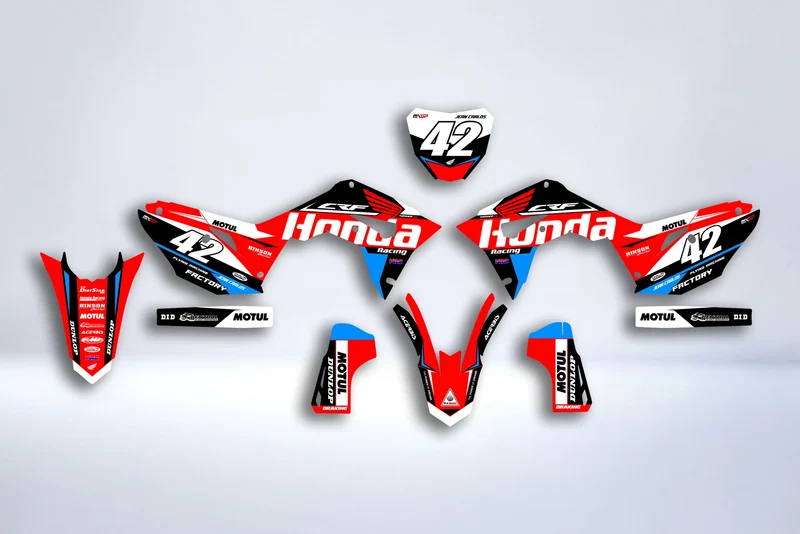 Kit déco HONDA CRF 450 2017-2020 CRF 250 2018-2021 - NITRAX