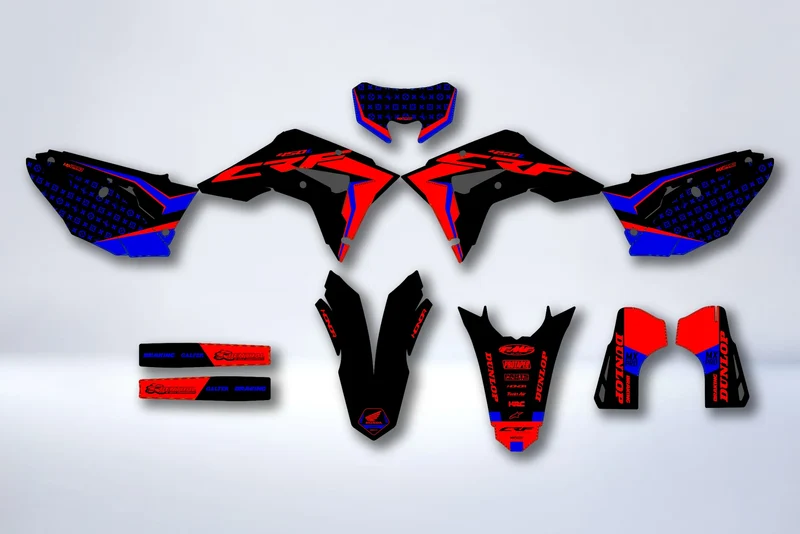 Kit déco HONDA CRF 450 2017-2020 CRF 250 2018-2021 - STRYKO
