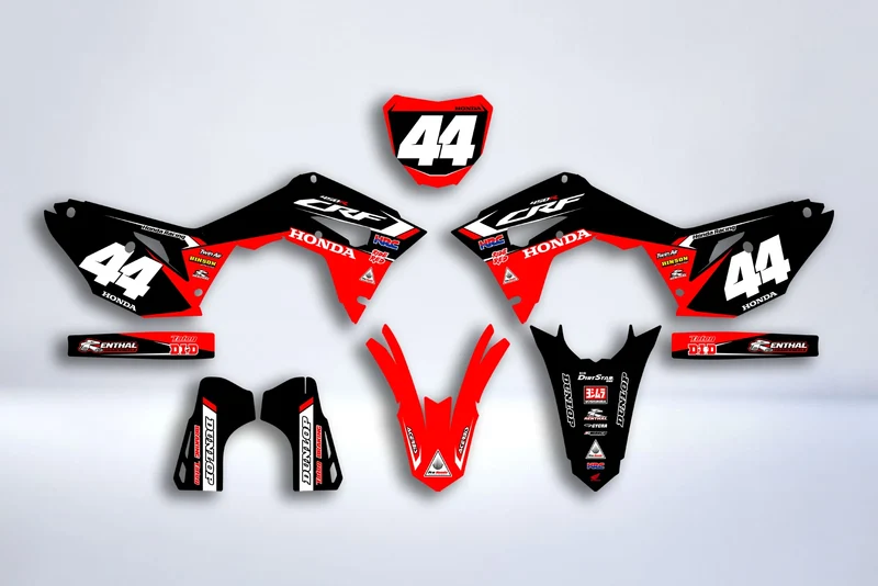 Kit déco HONDA CRF 450 2017-2020 CRF 250 2018-2021 - FURYNX