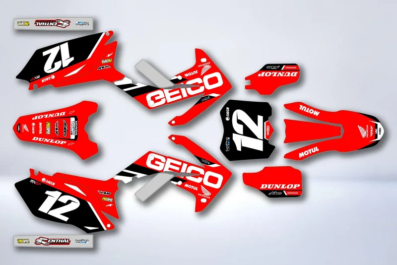 Kit déco HONDA CRF 250-450 (2009-2012) - MOTRIX