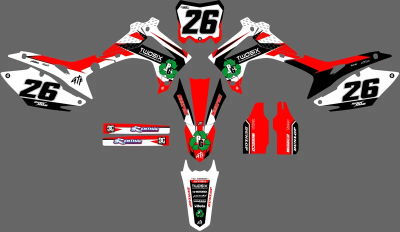Kit déco HONDA CRF 250-450 2013-2016 - TORNAX
