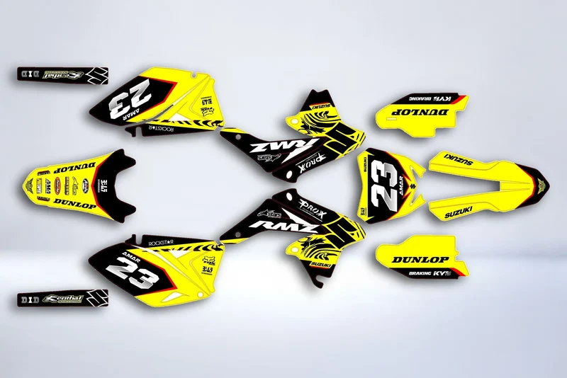 Kit déco SUZUKI RMZ 450 2008-2017 - GRAVIX