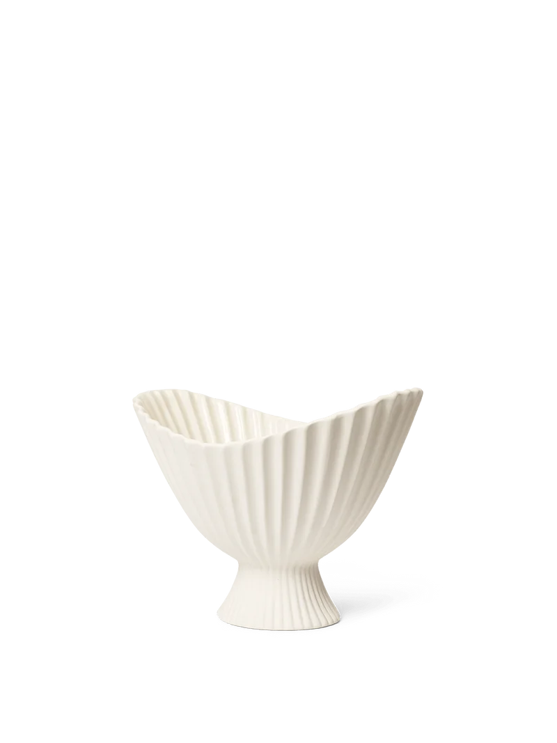 Fountain Schale mit Fuß Keramik & Glas - ferm LIVING