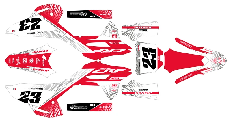 Kit déco Honda CRF 250 2022-2024 & CRF 450 2021-2024 - AXELTORQ