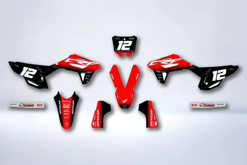 Kit déco Honda CRF 250 2022-2024 & CRF 450 2021-2024 - ZYNTRIX