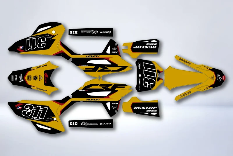 Kit déco Honda CRF 250 2022-2024 & CRF 450 2021-2024 - GRAVIX