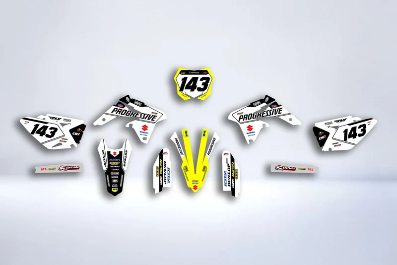 Kit déco SUZUKI RM-Z 450 2018-2025 & RM-Z 250 2019-2025 - DIRTRIX