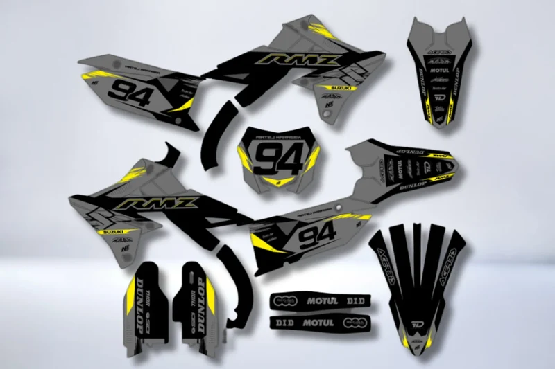 Kit déco SUZUKI RM-Z 450 2018-2025 & RM-Z 250 2019-2025 - IGNITR