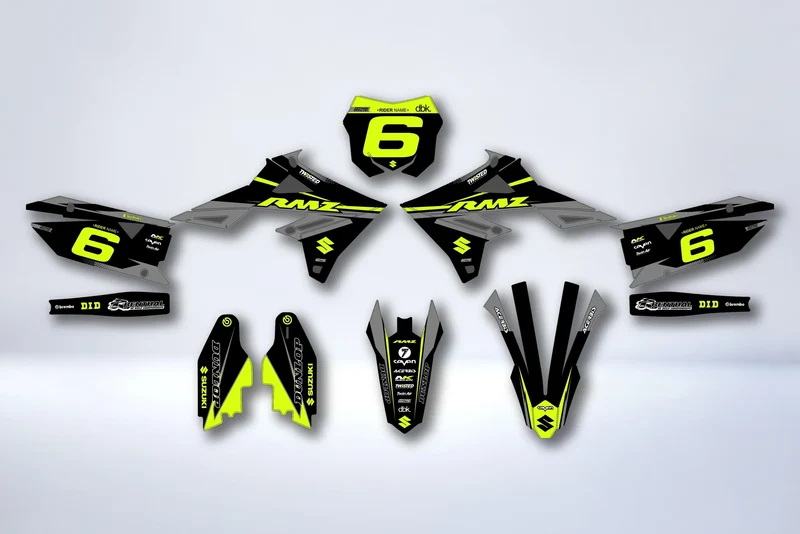 Kit déco SUZUKI RM-Z 450 2018-2025 & RM-Z 250 2019-2025 - IGNITIX