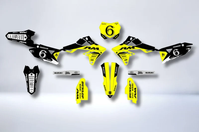 Kit déco SUZUKI RM-Z 450 2018-2025 & RM-Z 250 2019-2025 - KRYPTX