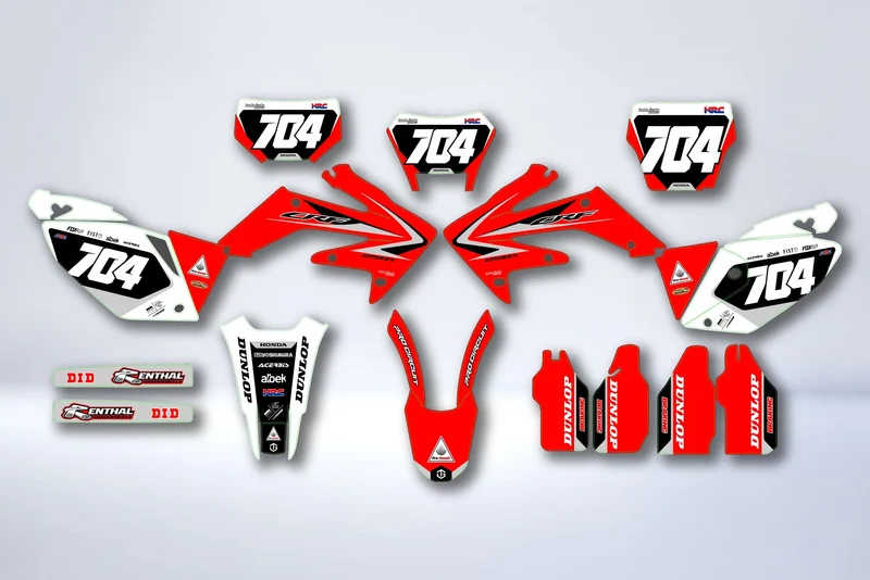 Kit déco HONDA CRF 250 2004-2009 - VORTIX