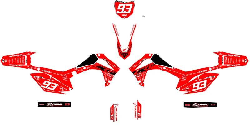 Kit déco HONDA CRF 250-450 2013-2016 - TORQIX