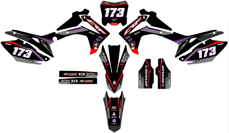 Kit déco HONDA CRF 250-450 2013-2016 - ZYNEXO