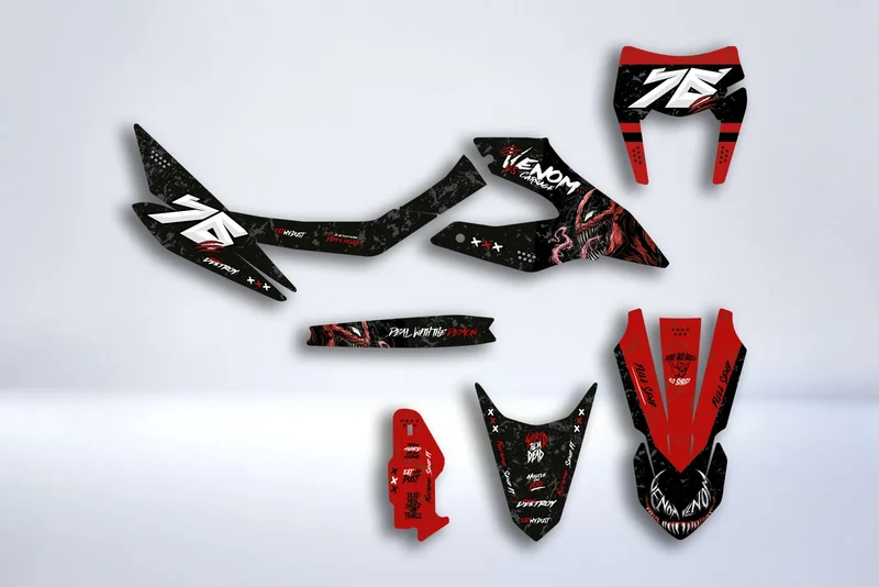 Kit Déco Derbi Senda DRD 125 SM / Aprilia SX 125 2018-2024 - VENOM