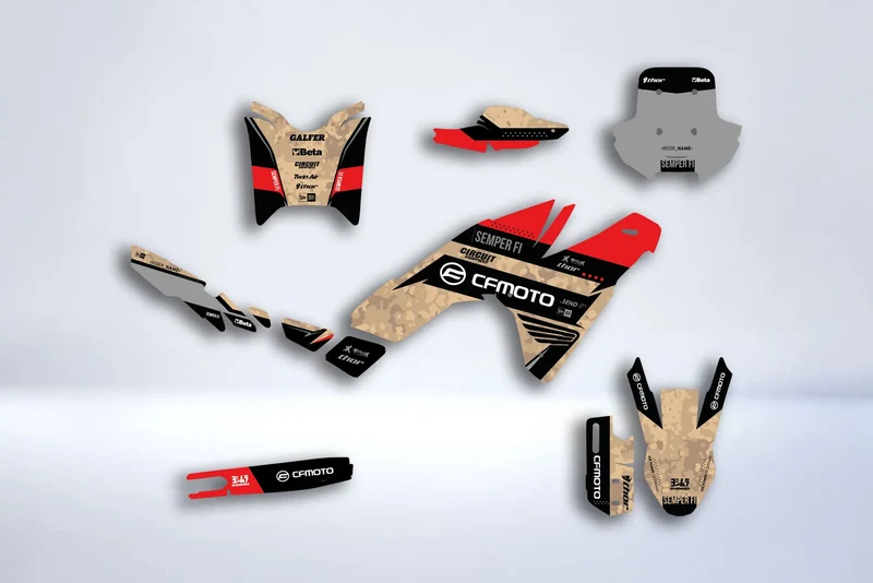 Kit Déco CF MOTO 450 MT 2024-2026 - CAMO