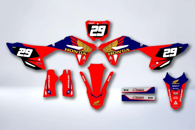 Kit déco Honda CRF 250 2022-2024 & CRF 450 2021-2024 - VYRONEX