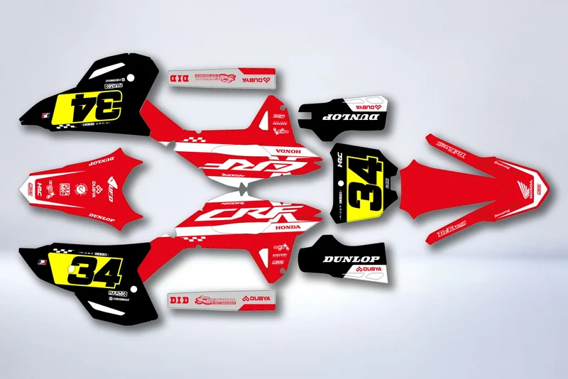 Kit déco Honda CRF 250 2022-2024 & CRF 450 2021-2024 - VELTRIX