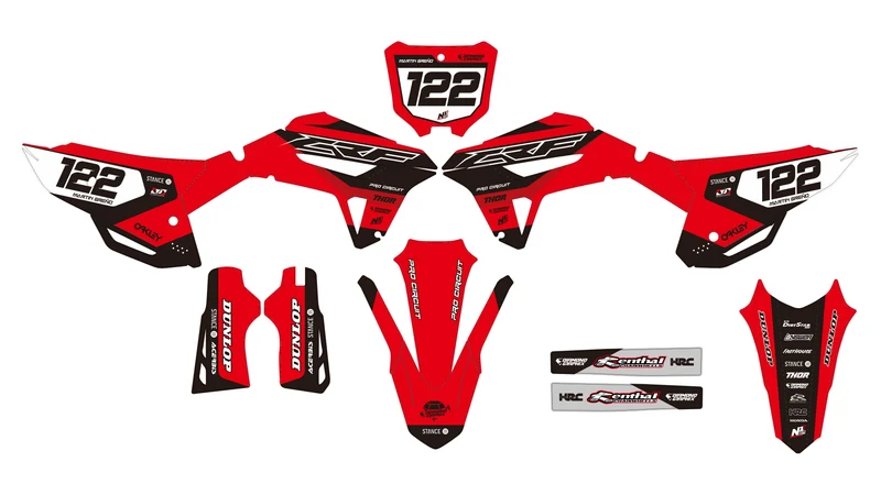 Kit déco Honda CRF 250 2022-2024 & CRF 450 2021-2024 - XENZOR