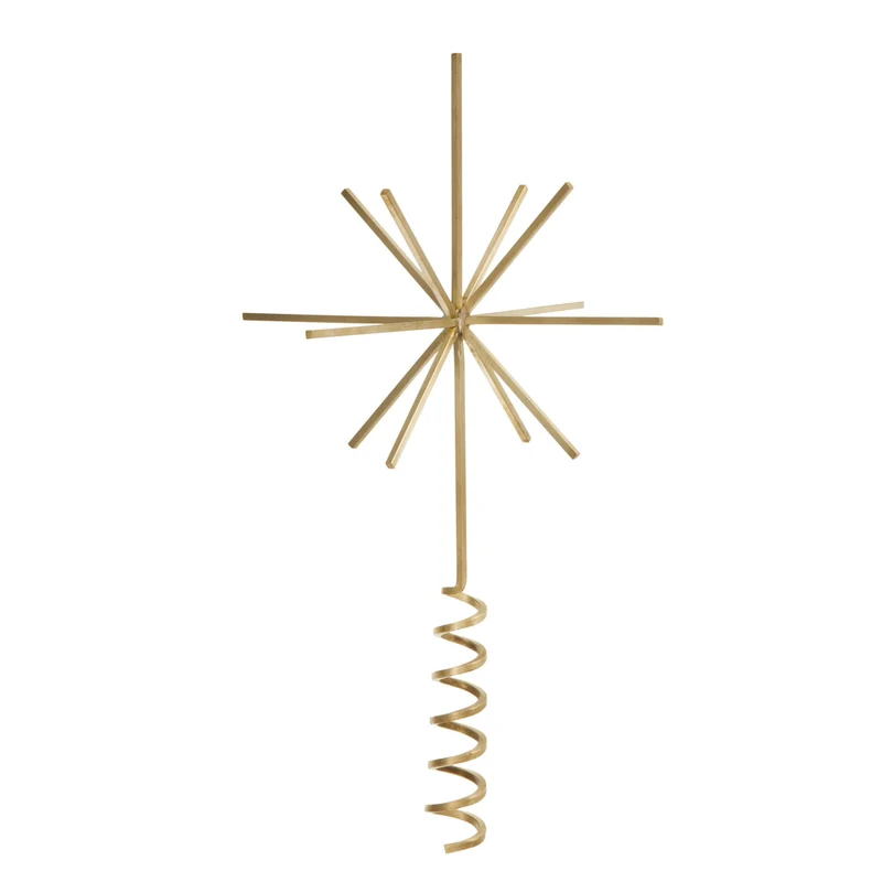 Christbaumspitze Stern modern Messing & Silber - ferm LIVING