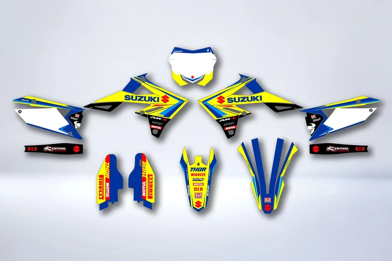 Kit déco SUZUKI RM-Z 450 2018-2025 & RM-Z 250 2019-2025 - GRITRON