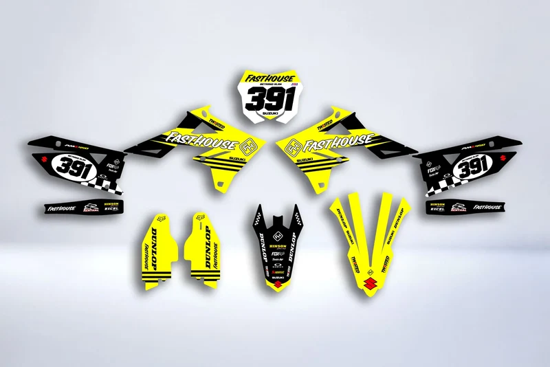 Kit déco SUZUKI RM-Z 450 2018-2025 & RM-Z 250 2019-2025 - ZENDRIX