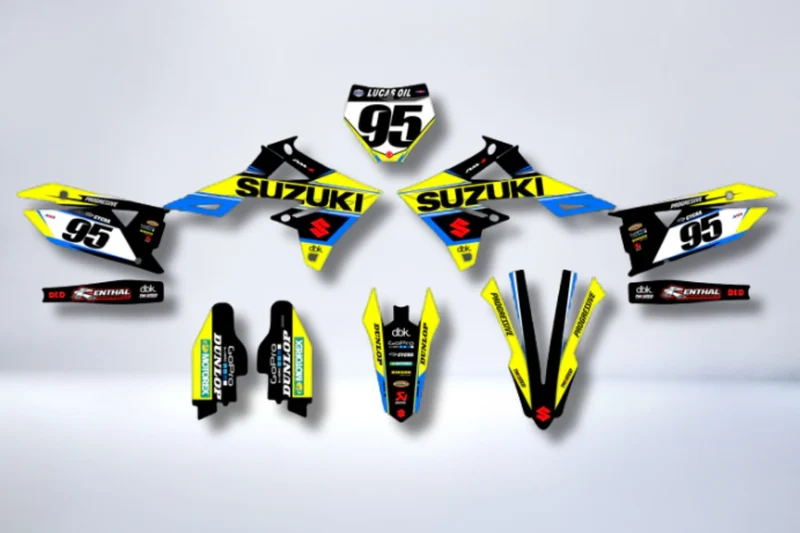 Kit déco SUZUKI RM-Z 450 2018-2025 & RM-Z 250 2019-2025 - VORTIX