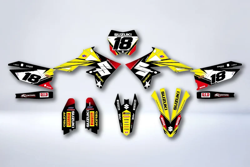 Kit déco SUZUKI RM-Z 450 2018-2025 & RM-Z 250 2019-2025 - IGNITIX