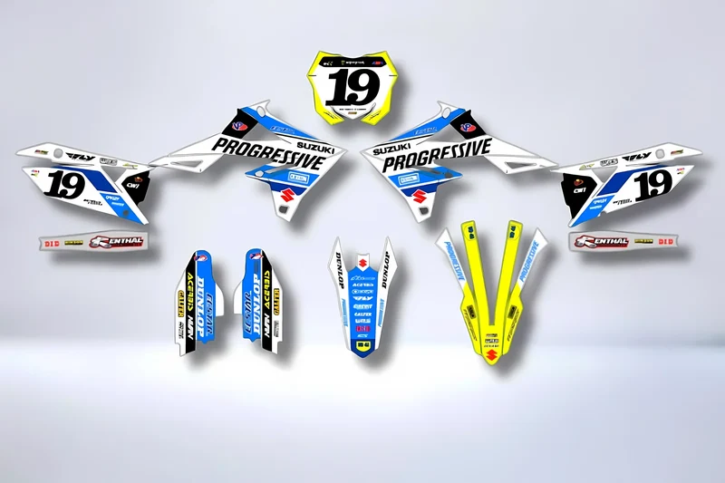 Kit déco SUZUKI RM-Z 450 2018-2025 & RM-Z 250 2019-2025 - THRYVEX