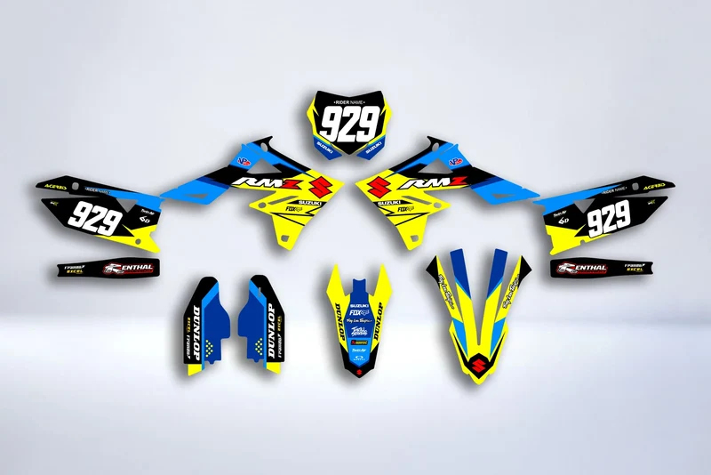 Kit déco SUZUKI RM-Z 450 2018-2025 & RM-Z 250 2019-2025 - TRAXON