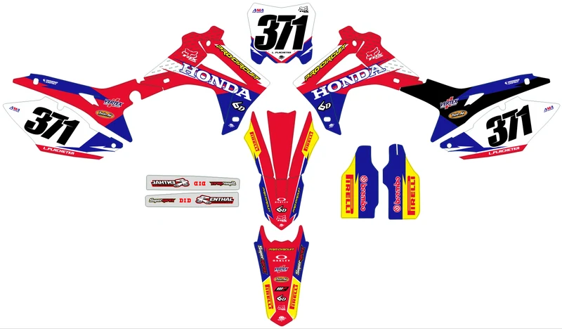Kit déco HONDA CRF 250-450 2013-2016 - FURYON