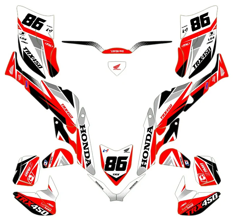 Kit déco HONDA TRX 450 450R 450ER - TORVAX