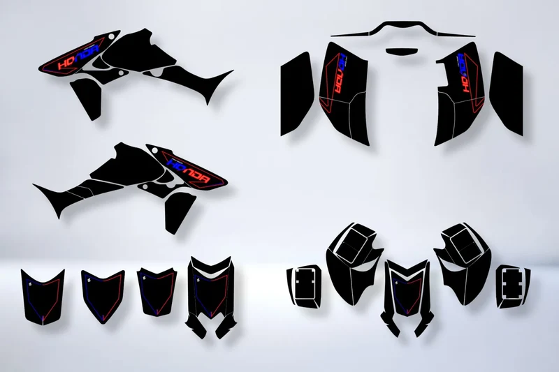 Kit déco HONDA TRX 450 450R 450ER - KRYPTX
