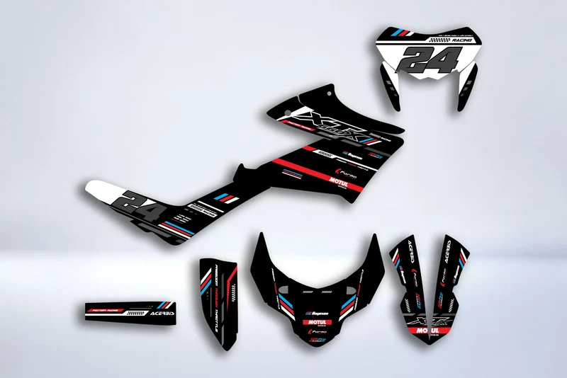 Kit Déco Yamaha XT 660 X après 2006 - BLACK