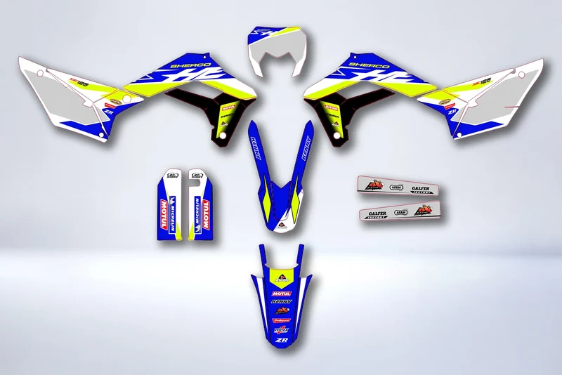 Kit déco Sherco SE SEF 2017-2024 - ZYNTRAX